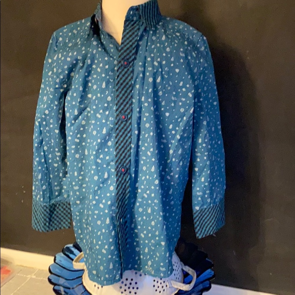 Matilda Jane Boys Christmas shirt NWT 4